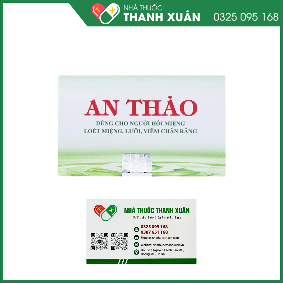 An Thảo Nam Dược dùng cho người hôi miệng, loét miệng, lưỡi, viêm chân răng